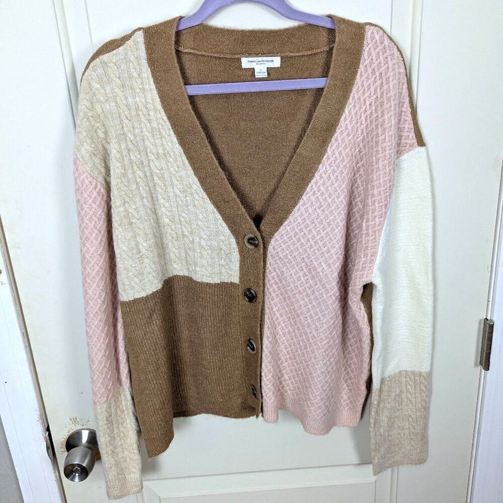 Beachlunchlounge | Color Block Button Front Cardi… - image 4